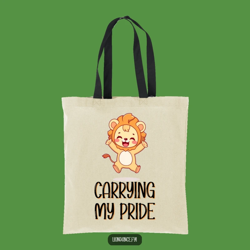 Funny Lion Costume Tote Bag - Carry Your Joy! - Perfect Funny Gift