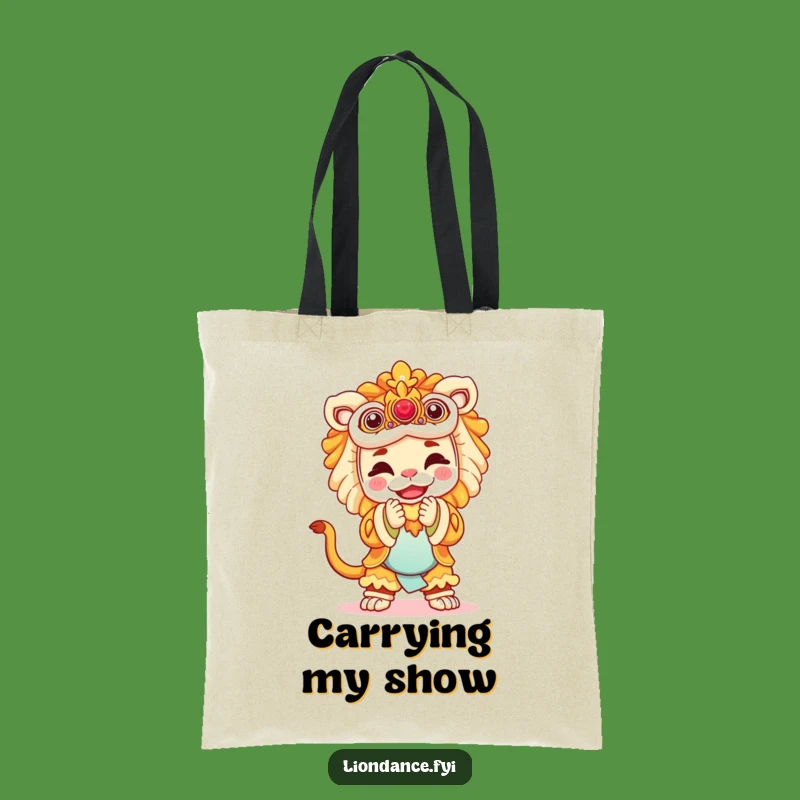 Funny Lion Costume Tote Bag: Carry Your Applause with Hilarious Style Gift