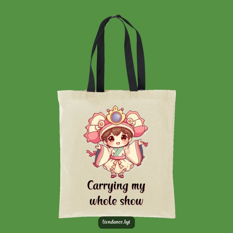 Funny Dancer Character Tote Bag - Cheerful Flair Costume Movement Carryall Gift