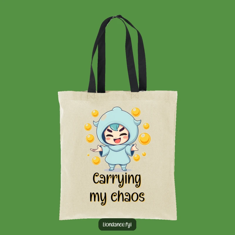 Funny Juggling Tote Bag - Carry Your Treasures with Mischief